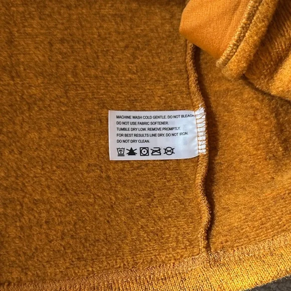 Orvis Mustard Yellow Pullover Sweater - Picture 6 of 7